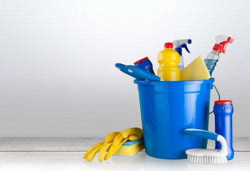 Professional deep cleaning in a London apartment
