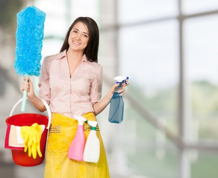 Charity donation items prepared for reuse