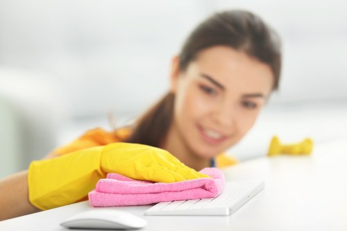 Regular house cleaning service for a busy London family home with stairs and living areas