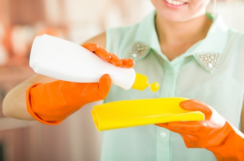 Final property cleaning for a London apartment before new tenants move in