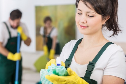 Regular house cleaning service in a London residence