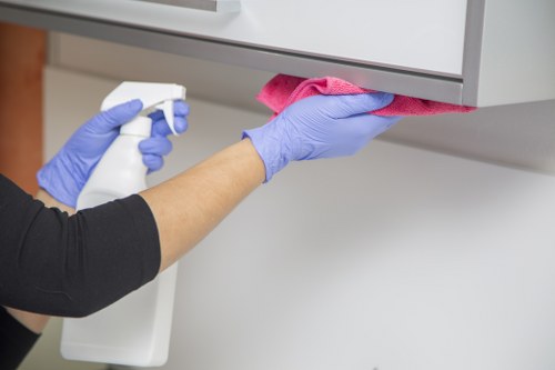 Ethical cleaning team symbolising zero-tolerance against modern slavery