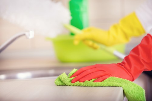 Regular house cleaning service for a family home in London